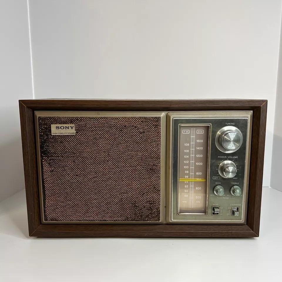 Vintage Sony ICF-9550W Radio Mid Century Fm/am Tested Works - Etsy