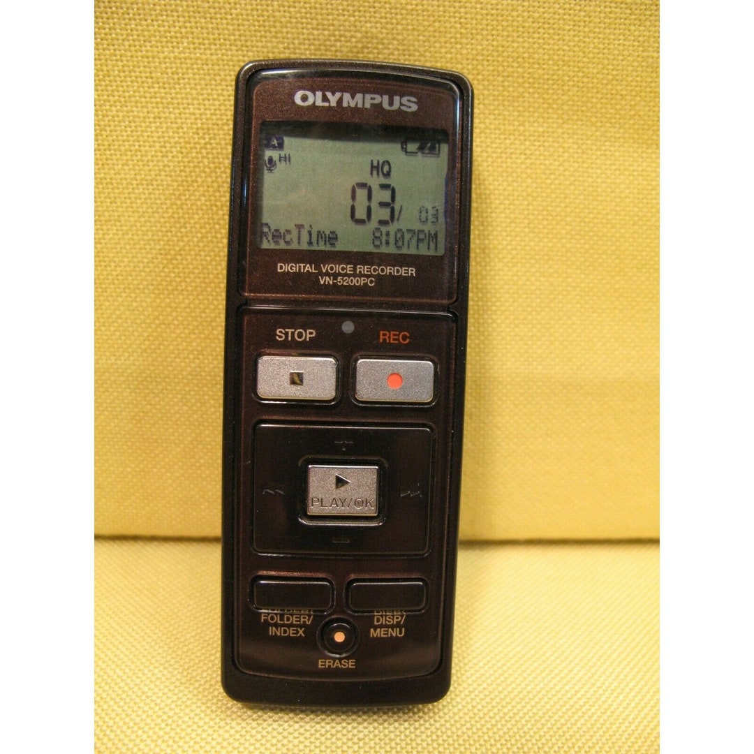 Olympus VN5200PC 512 MB, 221.5 Hours Handheld Digital Voice Recorder