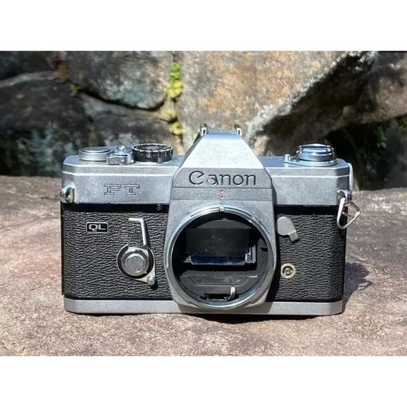 Canon FT QL 35mm SLR Film Camera With 50 Mm Lens