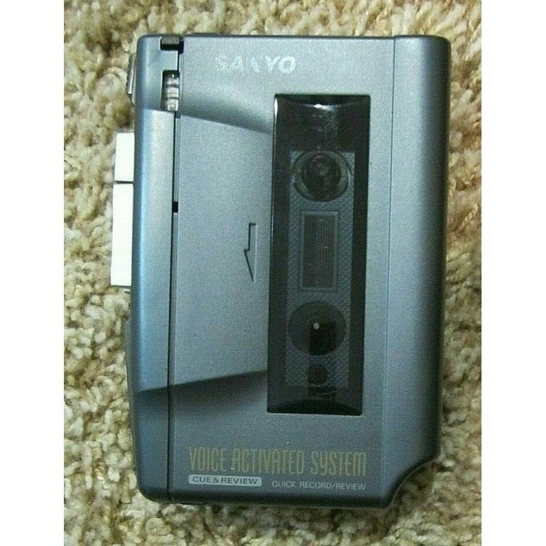 Sanyo M 1119 Compact Cassette Tape Recorder Voice Etsy