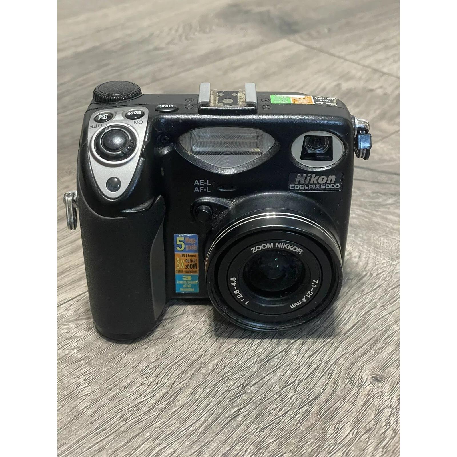 Nikon COOLPIX 5000 5.0MP Digital Camera - Black - Etsy