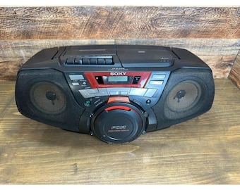 Sony CFD-G50 CD/Radio/Cassette Boombox Portable Stereo Woofer