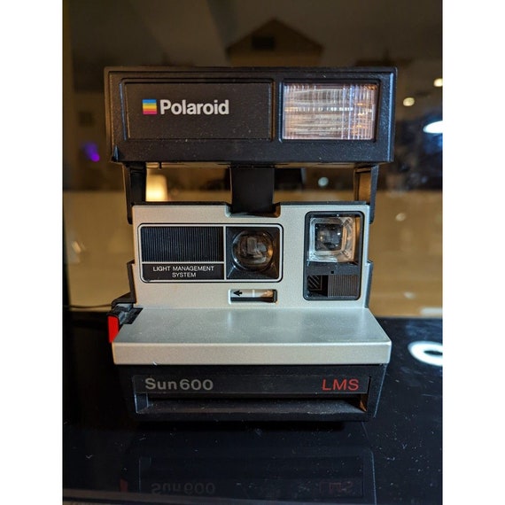 Polaroid 600 Sun600 LMS Silver and Black Instant Film Camera