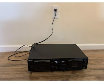 Sony TC-WE435 Dual Stereo Kassettendeck Getestet Funktioniert hervorragend Auto Reverse