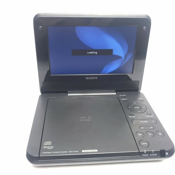 Sony DVP-FX750 Portable Travel CD & DVD Player With Original