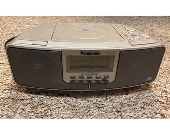 Panasonic RC-CD500 dual-alarm clock CD player am/fm radio