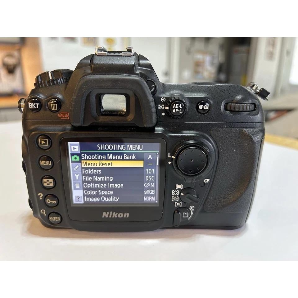 Nikon D200 10.2 MP Digital SLR Camera - Black - Etsy