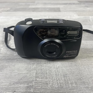 Pentax IQZoom EZY Black 38 mm-70 mm Auto Focus Red Eye Red Eye Red Eye Kamera - GEPRÜFT, FUNKTIONIERT!