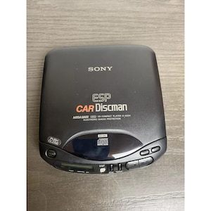 Sony Car Discman Black Portable CD Player Model D-830K Classic Vintage Working