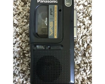 Olympus Pearlcorder S921 Microcassette Recorder Handheld Micro Cassette  Tape Player Play Tested, Works, Clean Battery Case 