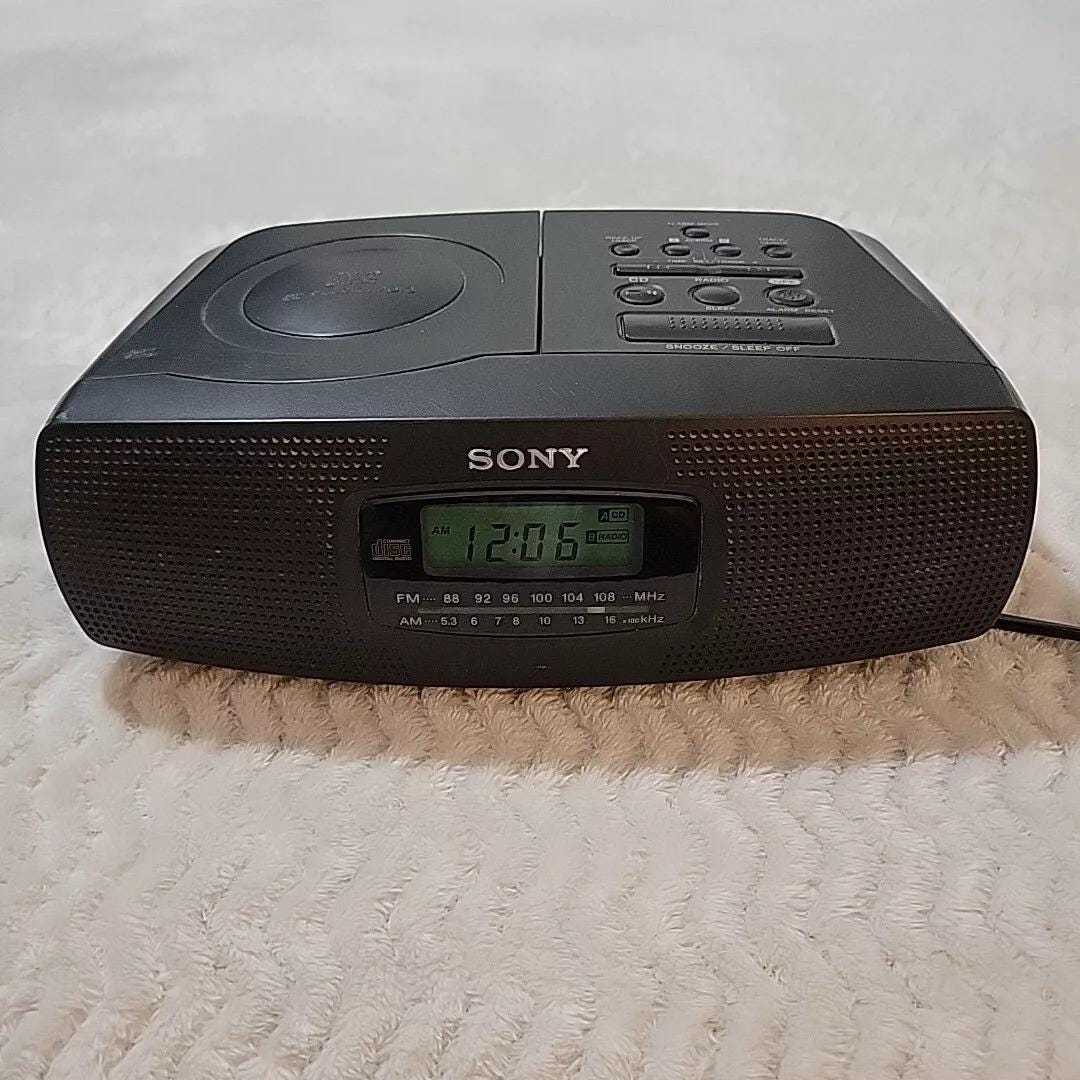 Sony ICF-CD820 Stereo Am/fm CD Clock Radio Alarm - Etsy