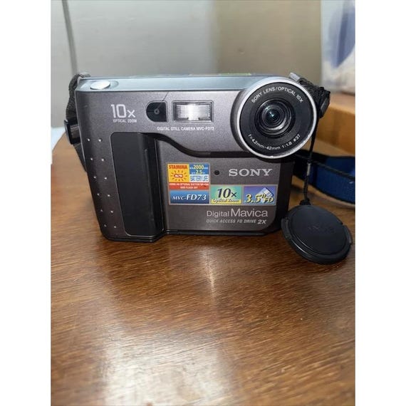 Vintage Sony Mavica MVC-FD73 Floppy Disk Digital Camera - Etsy