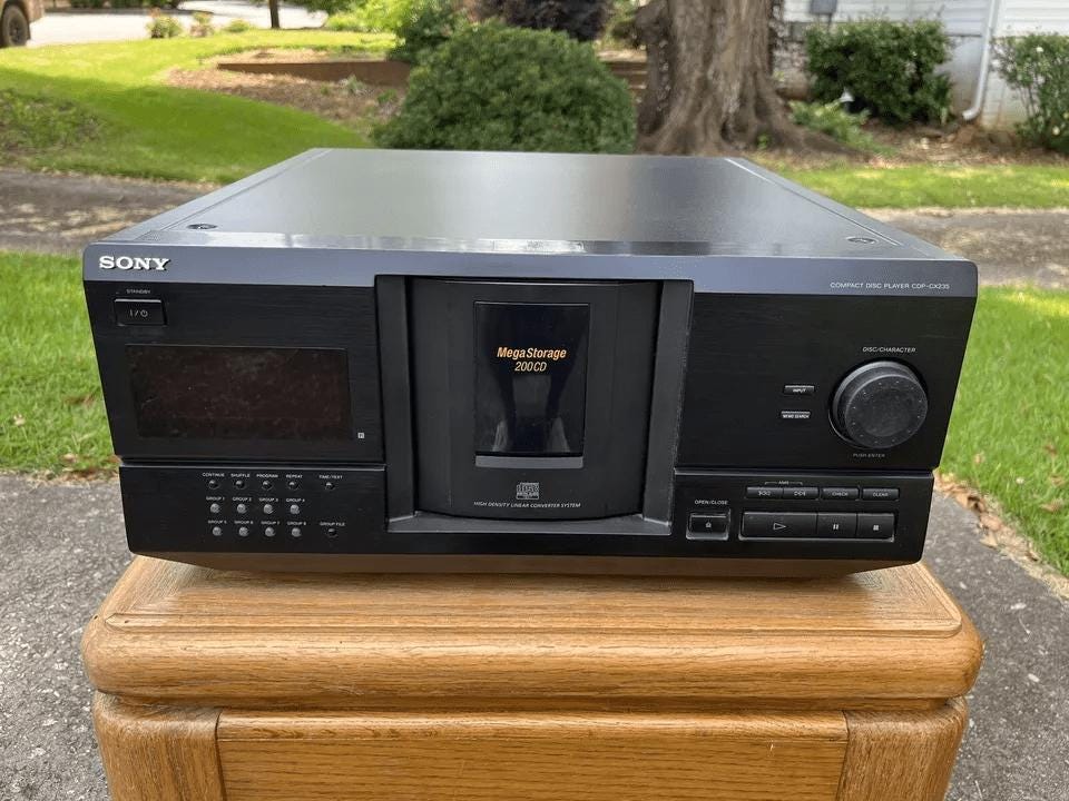 SONY Mega Storage 200CD ＣＤプレーヤCDP-CX200F Sony CDP-CX200 CD Player for sale online | eBay