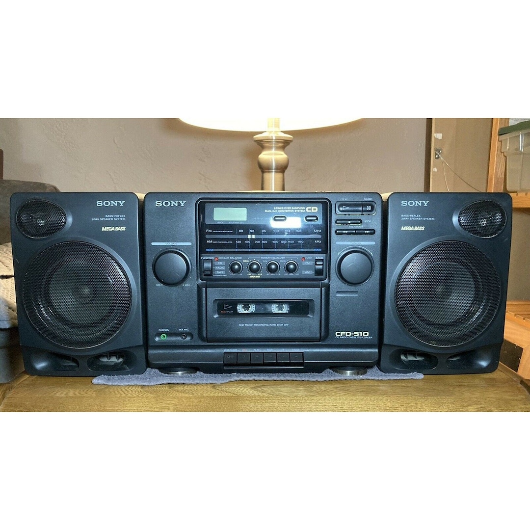 Sony Boombox CFD510 Etsy
