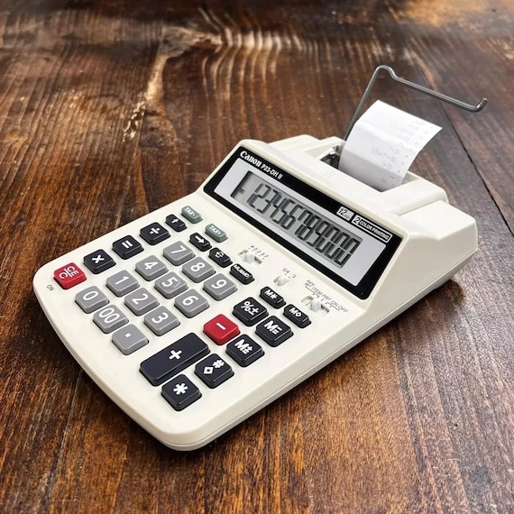 Calculatrice Portable Canon Avec Impression - Fonctions Commerce