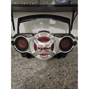 Sony CFD-G700CP Xplod - Boombox con entrada para CD, radio, casete y MP3