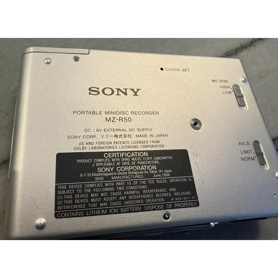 Sony MZ-R50 Digital Recorder Mini Disc MD Walkman - Etsy