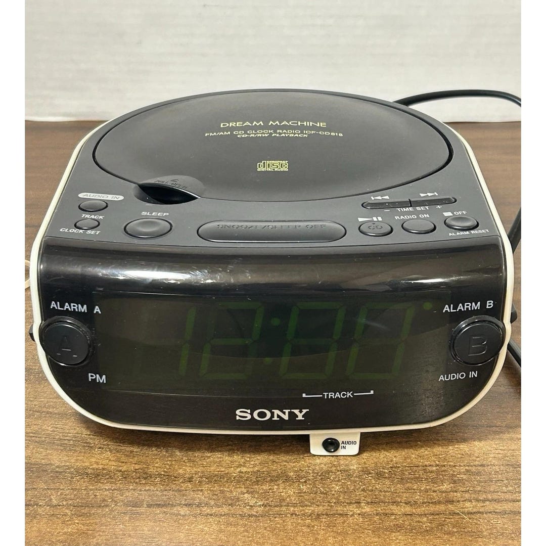 Sony ICF-CD815 Dreammachine AM/FM Alarm Clock Radio - Etsy