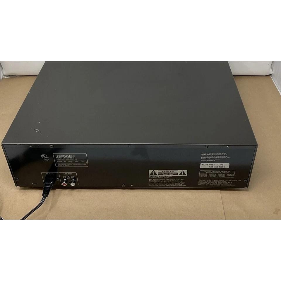 Technics SL-PD887 5 Disc CD Changer Player Tested -no Remote - Etsy