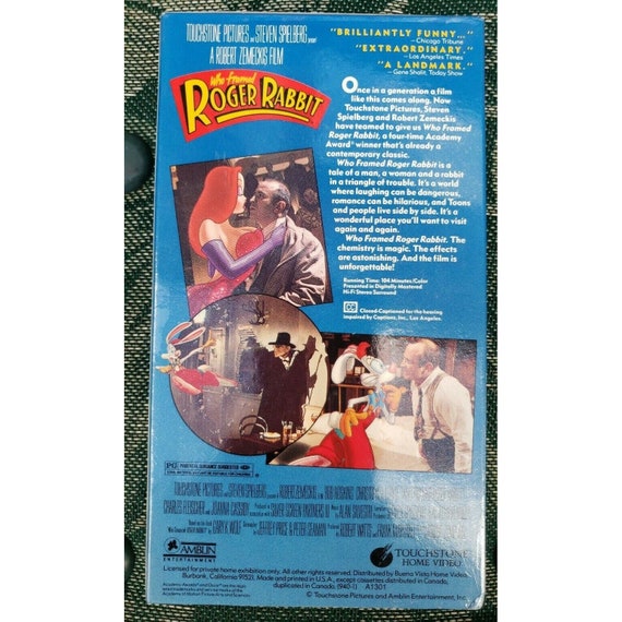 ロジャー・ラビット VHS - Etsy 日本