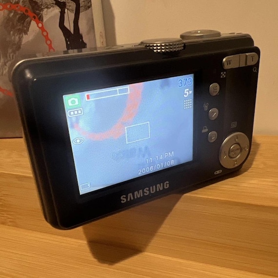 Samsung Digimax S500 5.1MP Digital Camera Black Tested Working - Etsy