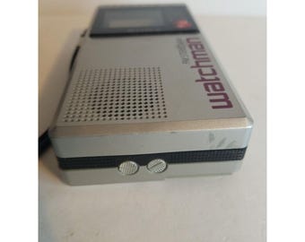 Sony Watchman FD-30A Portable Am/fm Radio/tv Uhf Vhf Powers up