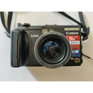 Canon PowerShot G5 5.0MP Digital Camera Black image 1
