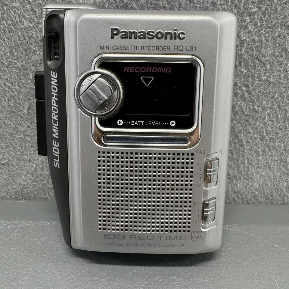 Vintage Panasonic Portable Recorder RQ-L200 tested working