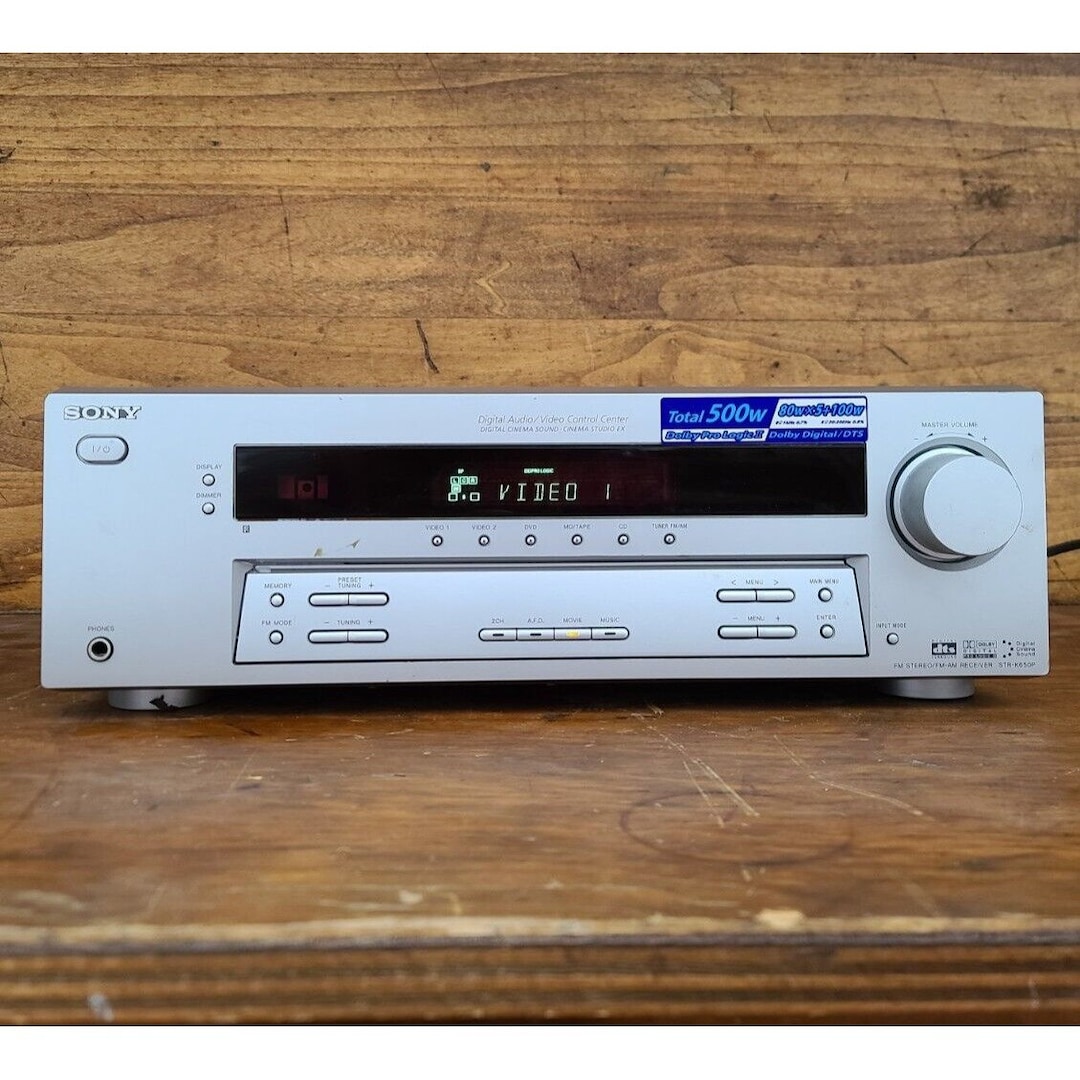 Sony STR-K650P Digital Cinema Audio Video Control Center Am