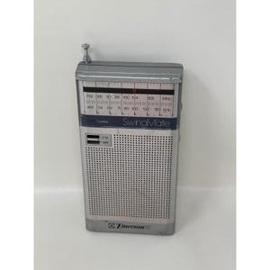 Vintage Emerson SwingMate P3766A AM/FM Portable Radio W/External Speaker Tested