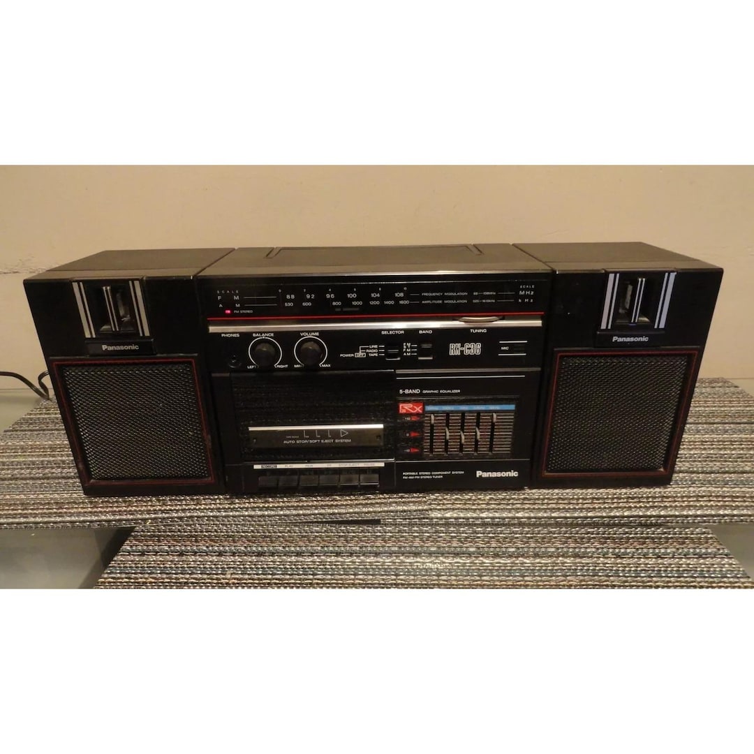 Panasonic RX-C36 AM / FM Radio Cassette Player Stereo Boombox - Etsy