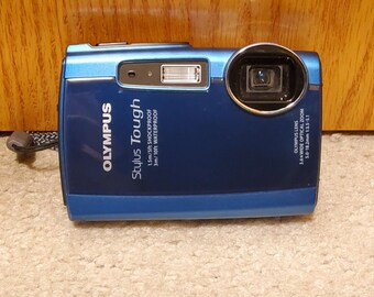 Olympus Stylus Tough 3000 12.0MP Digital Camera - Blue - Etsy