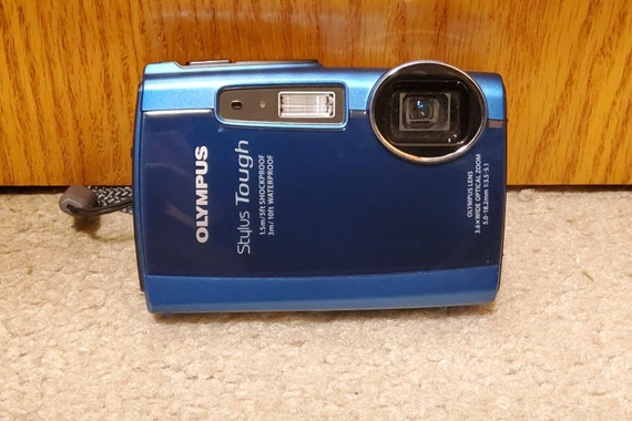 Olympus Tough 3000 12.0MP Digital Camera Blue - Etsy