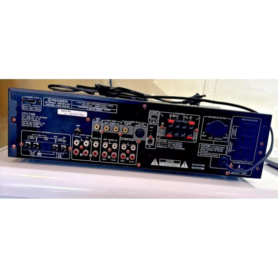 Pioneer VSX-3300 Am/fm Audio/video Stereo Receiver No Remote - Etsy