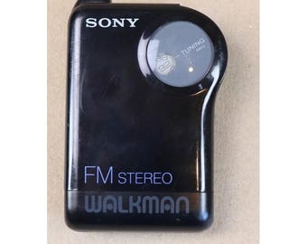 Sony Walkman Sports SRF-M70 Fm/am Radio Clock Stopwatch Water