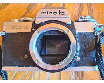Minolta XD-5 35mm Film SLR Camera - Body Only - Etsy