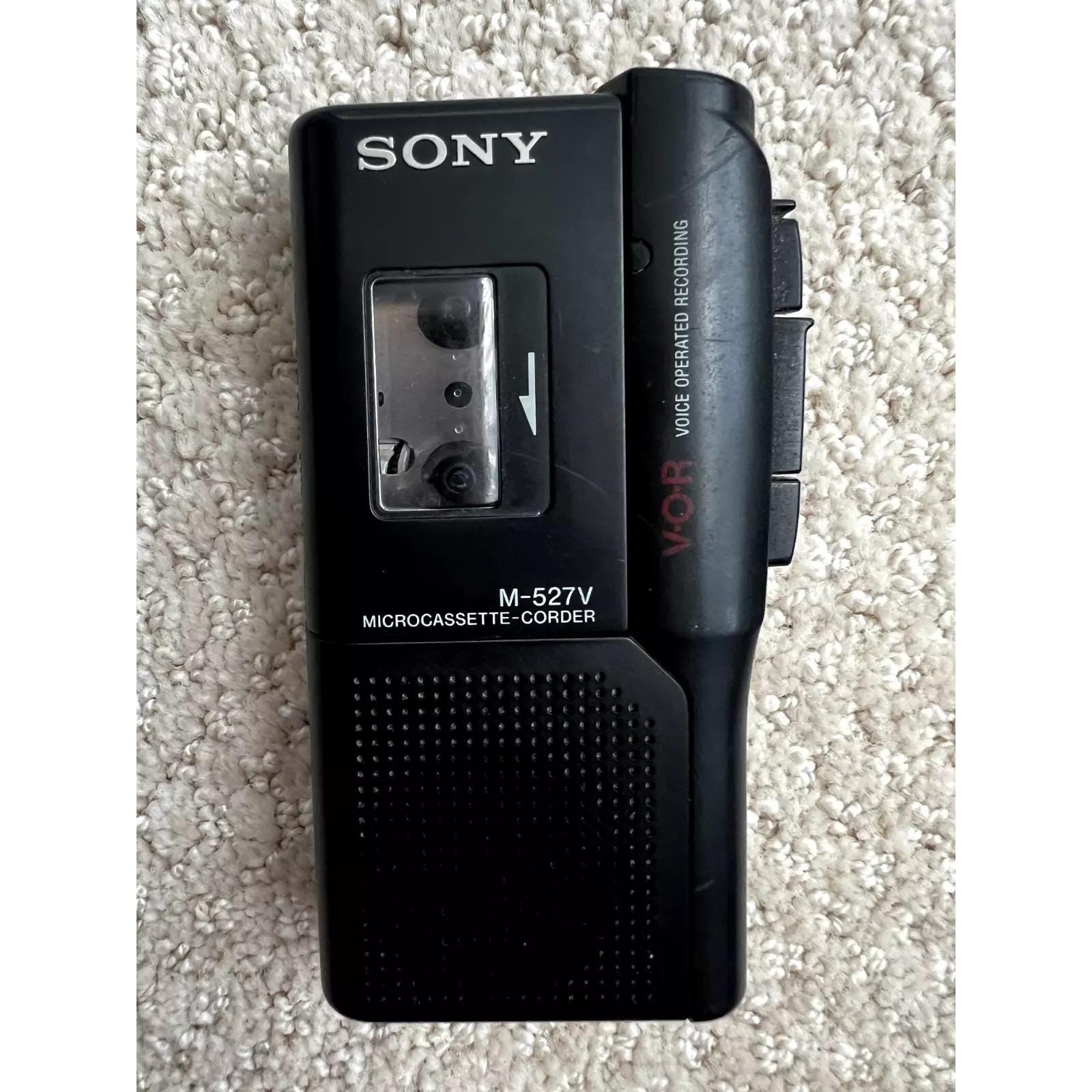Sony M-527V Microcassette Corder Recorder VOR Handheld - Etsy