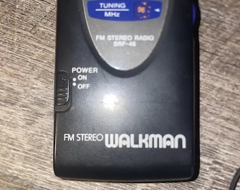 Sony SRF-46 Walkman Black FM Stereo Portable Pocket Radio Tested