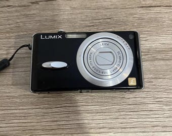 Vintage Panasonic LUMIX DMC-FX8 Digital Camera Black - Etsy