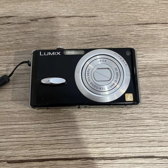 Vintage Panasonic LUMIX DMC-FX8 Digital Camera Black - Etsy