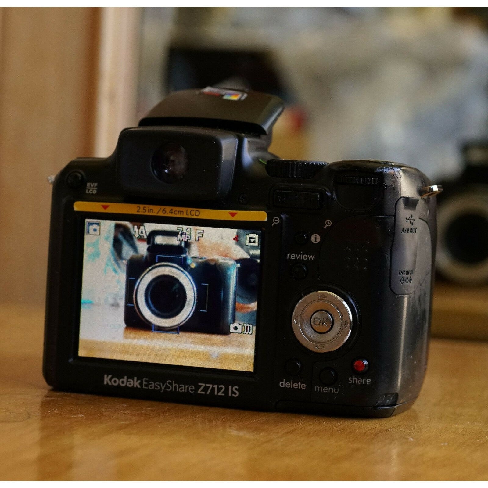 Kodak Easyshare Z712is 7.1mp Digital Camera 12x Zoom Etsy