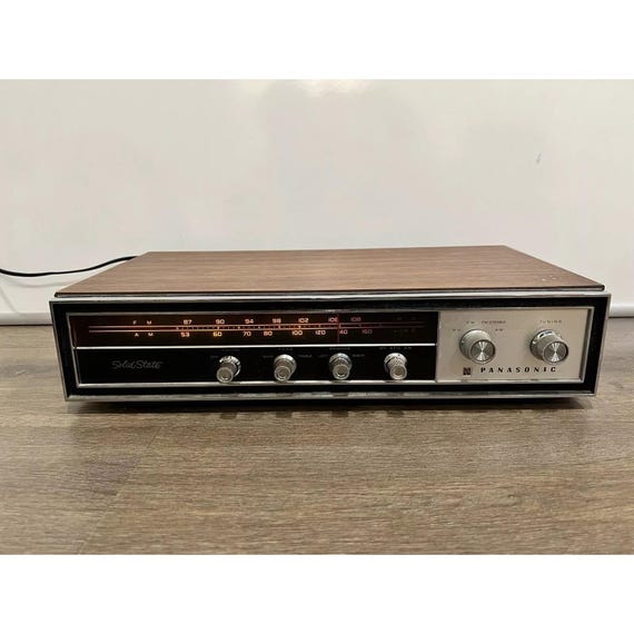 た*く様 National Panasonic 70s vintage 昭和家電 Panasonic RE-7671 Solid State Phono AM FM Stereo Receiver - Etsy