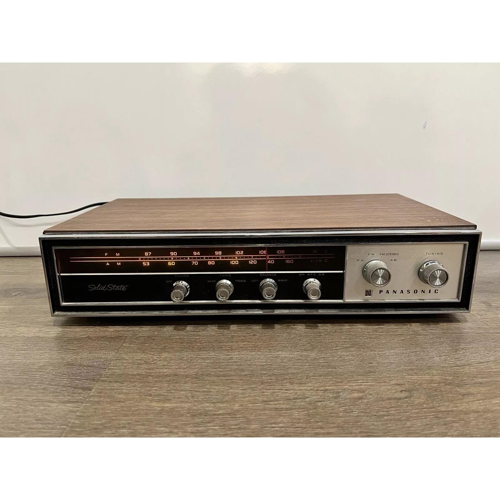Panasonic RE-7671 Solid State Phono AM FM Stereo Receiver - Etsy Panasonic RE-7671 Solid State Phono AM FM Stereo Receiver - Etsy