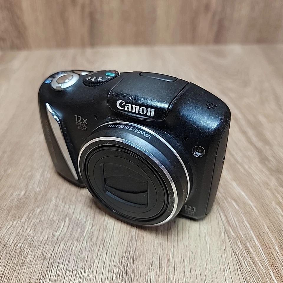 Canon Powershot SX130 IS 12.1MP Digital Camera - Black - Etsy