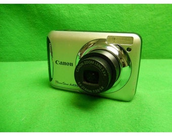 Canon PowerShot A495 10.0MP Digital Camera - Silver