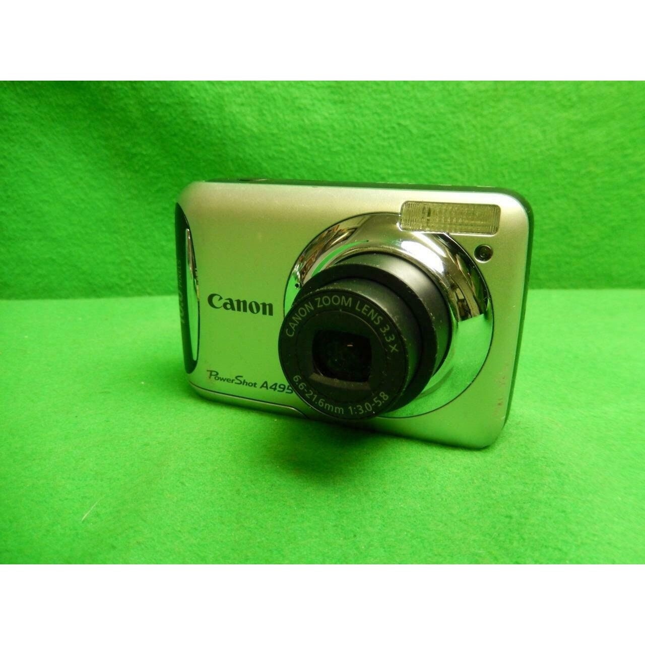 Canon PowerShot A495 10.0MP Digital Silver - 日本