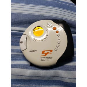 Reproductor de CD Walkman portátil deportivo Sony D-FS601 S2 con clima, TV y radio AM/FM probado