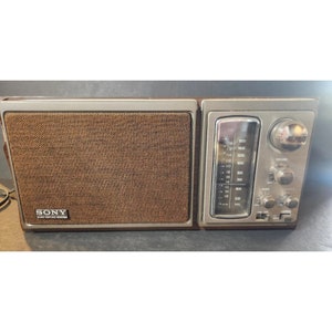 Vintage Sony AM FM Bass Reflex System Model ICF-9580W Tested