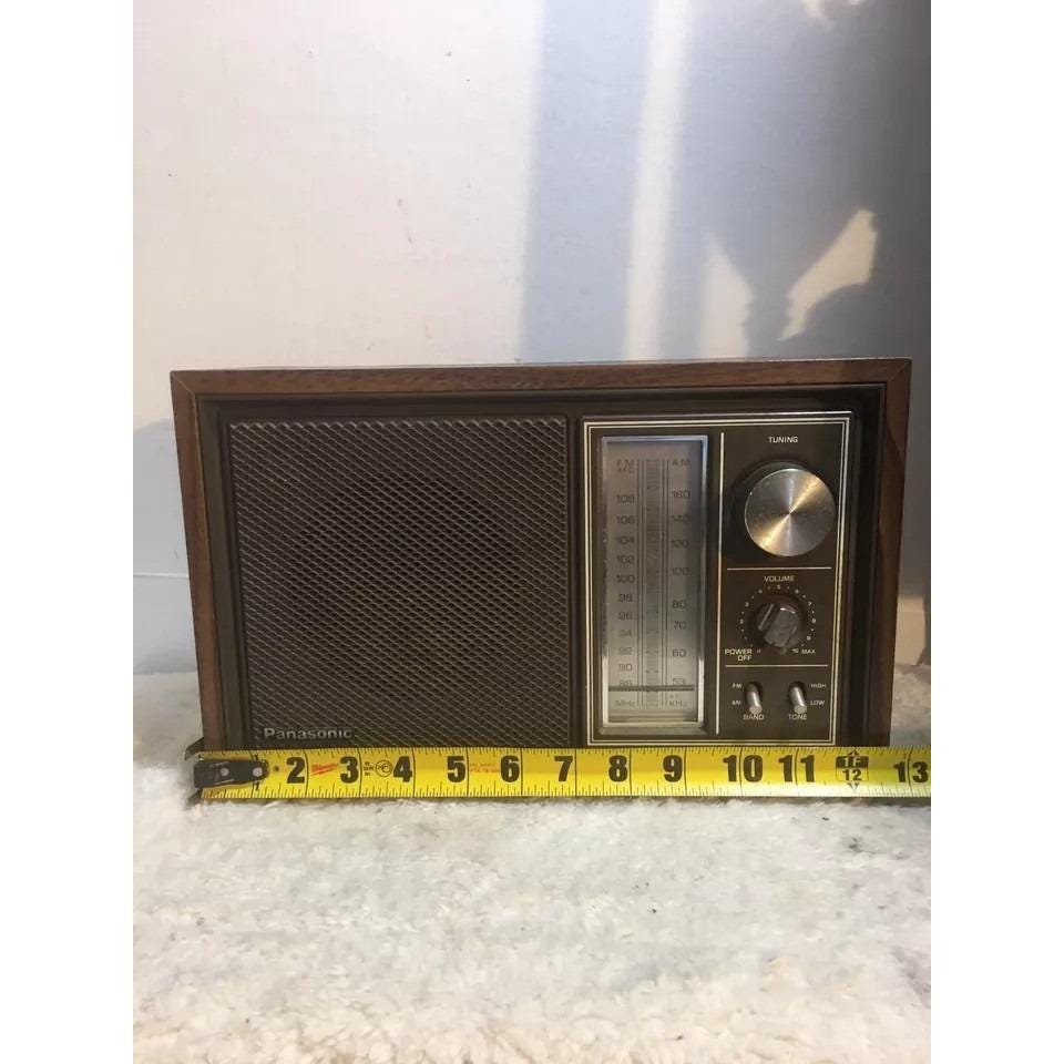 Vintage Panasonic AM/FM Table Radio Model RE-6289 Woodgrain - Etsy