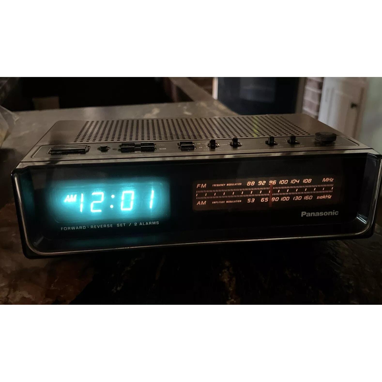 PanasonicTF1105ラジオ Panasonic RC-95 Vintage Clock Radio Tested Working - Dual Alarm